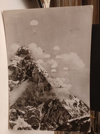 Cartolina  Paracadutisti In Montagna 1964 - Parachutisme