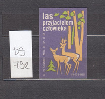 Poland Polish Vintage Advertising Matchbox Label, Match Label, Match Sticker (ds792) - Zündholzschachteletiketten