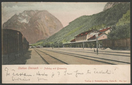 Austria-----Steinach(Railway Station)-----old Postcard - Steinach Am Brenner