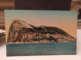 Cartolina Gibilterra The Rock Dalla Spagna - Gibraltar