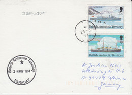 British Antarctic Territory (BAT) Card  Ca Faraday 25 NOV 1984 (AT171A) - Brieven En Documenten