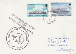 British Antarctic Territory (BAT)  Card Ca Rothera DE 1995 (AT186) - Lettres & Documents