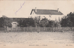 SOUK-EL-ARBA      L'Ecole   TB  PLAN  1916     RARE - Tunisia