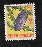 TIMBRE OBLITERE DE SAINT PIERRE ET MIQUELON DE 1958 N° YVERT 359 - Usados