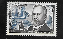 TIMBRE OBLITERE DE SAINT PIERRE ET MIQUELON DE 1963 N° YVERT 368 - Gebraucht