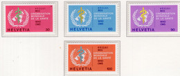 Organizzazione Mondiale Della Sanità - Svizzera (1975) - Mi. 36/39 ** MNH - OMS
