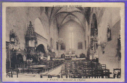 Carte Postale 12. Najac  Intérieur De L'église Très Beau Plan - Najac