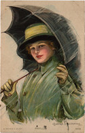 PC ARTIST SIGNED, CLARENCE F. UNDERWOOD, PHYLLIS, Vintage Postcard (b45126) - Underwood, Clarence F.