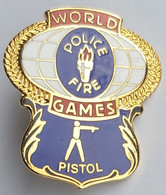 World Police & Fire Games Pistol Archery PIN 12/9 - Tiro Al Arco