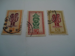 CONGO  USED 3  STAMPS - Autres & Non Classés