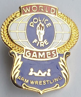 World Police & Fire Games Arm Wrestling PIN 12/9 - Wrestling