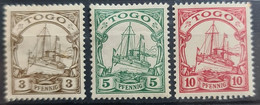 TOGO 1900 - MLH - Mi 7, 8, 9 - Kolonie: Togo