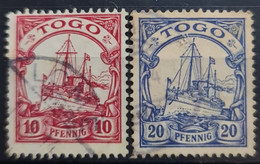 TOGO 1900 - Canceled - Mi 9, 10 - Kolonie: Togo