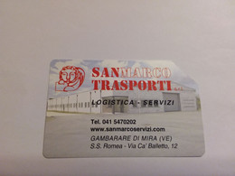 Italy - San Marco Teansporti Logistica Lion  31.12.2009 - Pubbliche Figurate Ordinarie