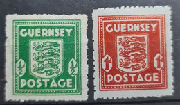 GUERNSEY 1942 - MLH - Mi 4, 5 - Occupation 1938-45