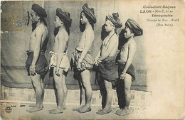 Pays Div -ref BB197- Collection Raquez - Laos - Ethnographie - Groupe De  Yaos - Profil - Hau Pahn - - Laos