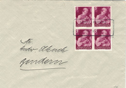 Schellenberg 1953 > Bendern - Brotlaib Mef 4x - Cartas & Documentos