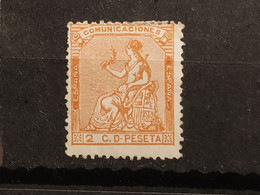 ESPAGNE  1873 (*) - Y&T N° 130 - Sans Gomme + Charnière / Without Gum + Hunger - Ungebraucht