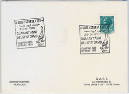 42958 - ITALY - POSTAL HISTORY - Special Postmark On Paper - CAT - Istrana 1979 - Otros & Sin Clasificación