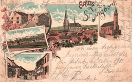 Germany - Gruss Aus St. Ingbert - Illustrated - Multi-views - 1901 - VERY RARE! - Saarpfalz-Kreis