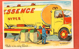 OAA-01 Illustrateur Paul Ordner Humour Mets M'en Cinq Litres. Camion à Essence  NC - Ordner, P.