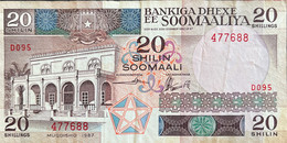 Somalia 20 Shilin, P-33c (1987) - Very Fine - RARE Date - Somalia