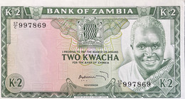 Zambia 2 Kwacha, P-20 (1976) - UNC - Zambie