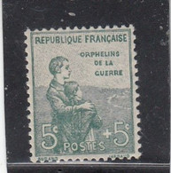 France - Année 1917-18 - Neuf** - N°YT 149 - Au Profit Des Orphelins De La Guerre - Unused Stamps