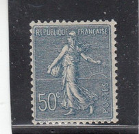 France - Année 1921-22 - Neuf** - N°YT 161 - Semeuse Lignée - 50c Bleu - Ungebraucht