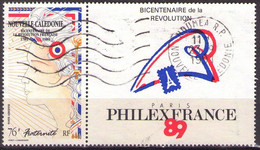 NOUVELLE CALEDONIE - POSTE AERIENNE  1989  Mi 854 USED - Oblitérés