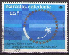 NOUVELLE CALEDONIE - POSTE AERIENNE  1990  Mi 886  USED - Oblitérés