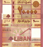 Lebanon / 20.000 Livres / 2019 / P-93(c) / UNC - Liban