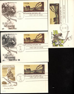 UX115 4 Postal Cards FDC 1986 - 1981-00