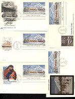UX119 5 Postal Cards FDC 1987 - 1981-00