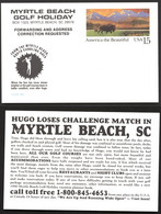 UX120b Postal Card MYRTLE BEACH GOLF 1988 - 1981-00