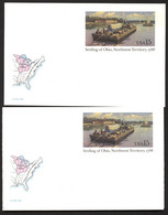 USA UX124 Postal Cards VARIANTS OF FLUORESCENCE Mint 1988 - 1981-00