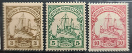 DEUTSCH-SÜDWESTAFRIKA 1901 - MLH - Mi 11-13 - Kolonie: Deutsch-Südwestafrika