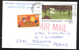 USA UX129 Postal Card Washington DC To FRANCE 1994 - 1981-00