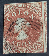 CHILE 1853 - Canceled - Sc# 2 - Chili