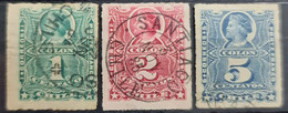 CHILE 1878 - Canceled - Sc# 25-27 - Chile