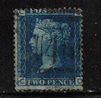 GREAT BRITAIN Scott # 30 Used - Plate 15 Letters C & O - CV $32.50 - Used Stamps