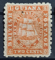 BRITISH GUIANA 1860 - MLH - Sc# 19 - Guayana Británica (...-1966)