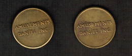 CANADA   AMUSEMENTS DANIEL ARCADE TOKEN TC#522660 (CONDITION AS PER SCAN) (T-151) - Profesionales / De Sociedad