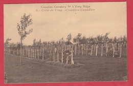 Crète De Vimy - Cimetière Canadien / Canadian Cemetery N° 5 ( Voir Verso ) - Cimetières Militaires