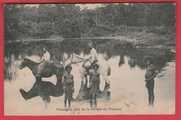 Papouasine-Nouvelle Guinée -  Passage à Gué De La Rivière Du Kubuna ( Voir Verso ) - Papouasie-Nouvelle-Guinée