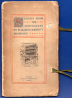 1233.SONNETS FROM THE PORTUGUESE.E.BARRET BROWNING,VENICE 1906,SPECIAL EDITION FOR  THE MARCHESA PERUZZI DE' MEDICI - 1900-1949