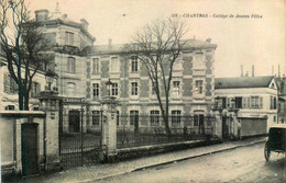 Chartres * Rue Et Façade Collège De Jeunes Filles * école - Chartres