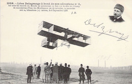 CPA - AVIATION PRECURSEUR - Léon DELAGRANGE à Bord De Son Aéroplan N°3 - Hauser éditeur - Aviateurs