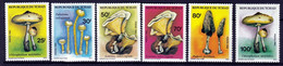 République Du Tchad  6 Timbres Neufs ** 1985 Champignons, Mushroom, Pilze - Mushrooms