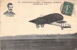 CPA - AVIATION PRECURSEUR - Les Pionniers De L'air - L'aéroplan Blériot En Plein Vol - Editeur Malcuit - ....-1914: Precursors